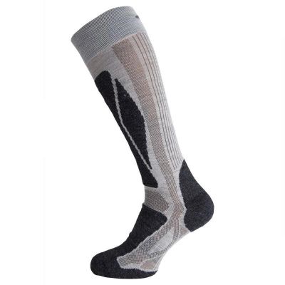 Ulvang Alpine Skidsockor White/Charcoal Melange