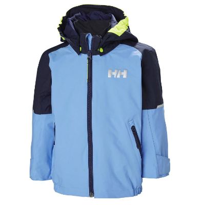 Helly Hansen Kids Shelter Jacka Cornflower Check