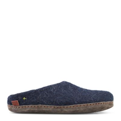 Green Comfort Gröna Comfort Wool Makalu Tofflor Marine Blue