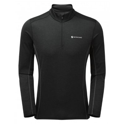 Montane Dart Zip Neck Black