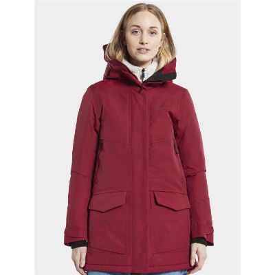Didriksons Frida Womens Parka 6 497/Ruby Red