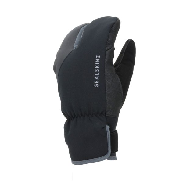 Sealskinz Barwick WP Extreme Cold Weather Cycle Split Finger Glove Black / Grey