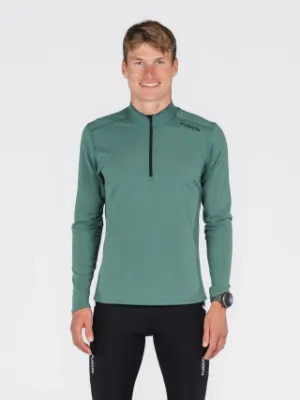 Fusion C3 Zip Neck Tränings Tröja Grøn