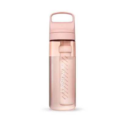 LifeStraw Go 2.0 Water Filter Bottle 22o - Cherry Blossom Pink